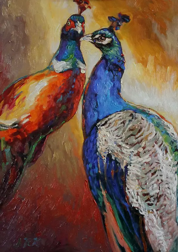 Anita Kuchta Kurasińska - peacocks II
