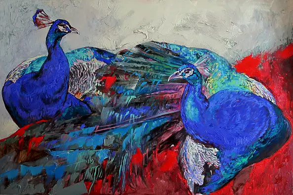 Anita Kuchta Kurasińska - peacocks IV