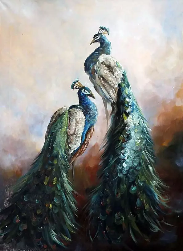 Michalina Derlicka - Peacocks two