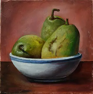   - Pears in a bowl