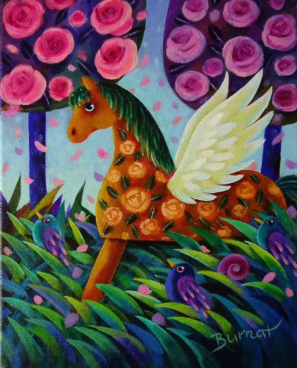Wiesława Burnat - Rose pegasus