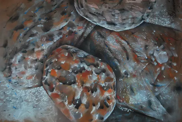 Andrzej Siewierski - Pejzaż-Kamienie