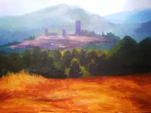   - Landscape of Castell'Arquato