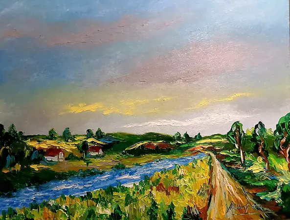 Jerzy Stachura - Pejzaż Kaszubski