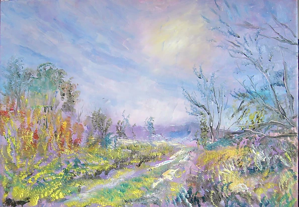 Kazimierz Komarnicki - Landscape. Autumn Melancholy