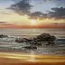 Lidia Olbrycht - Pejzaż Morski - Zachód Słońca
