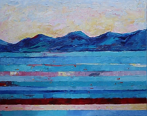Magdalena Walulik - Abstract landscape Mountains 050