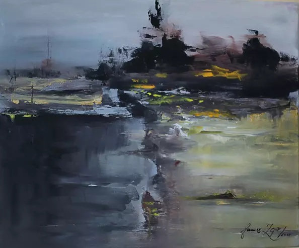 Janusz Zgoł - Pejzaż abstrakcyjny III