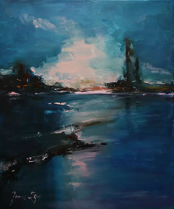 Janusz Zgoł - Pejzaż abstrakcyjny IV