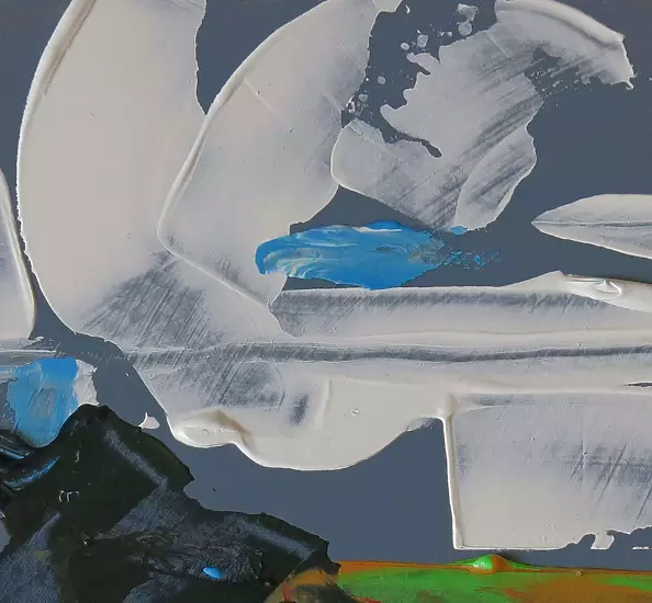 Witold Kubicha - Pejzaż abstrakcyjny - bez tytułu