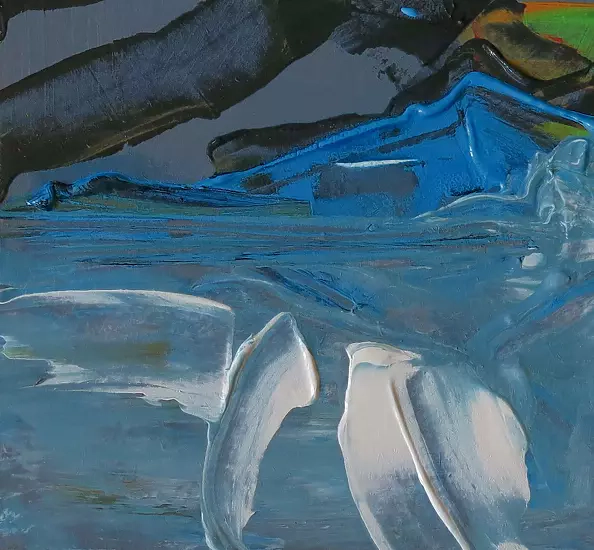 Witold Kubicha - Pejzaż abstrakcyjny - bez tytułu