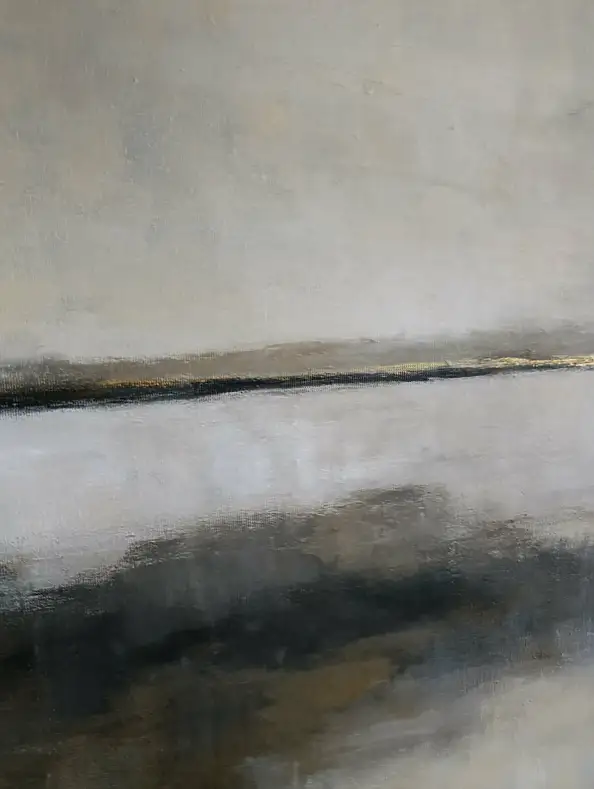 Paulina Lebida, Paesaggio astratto - pittura acrilica, Quadro ad acrilico - tela, 50 x 60