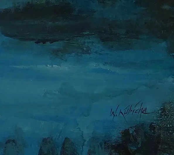 Witold Kubicha - Pejzaż - bez tytułu