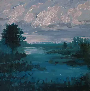 Witold Kubicha - Landscape - untitled
