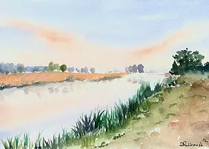 Zdzisław Rutkowski - Pejzaż biebrzański III