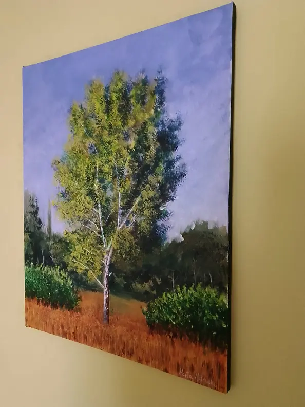 Marta Milewska - Birch landscape