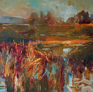 Aleksandra Adamczak - The landscape is all in gold