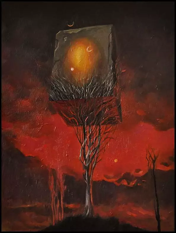 Damian Gierlach - Landscape fantasy on the theme of Beksiński
