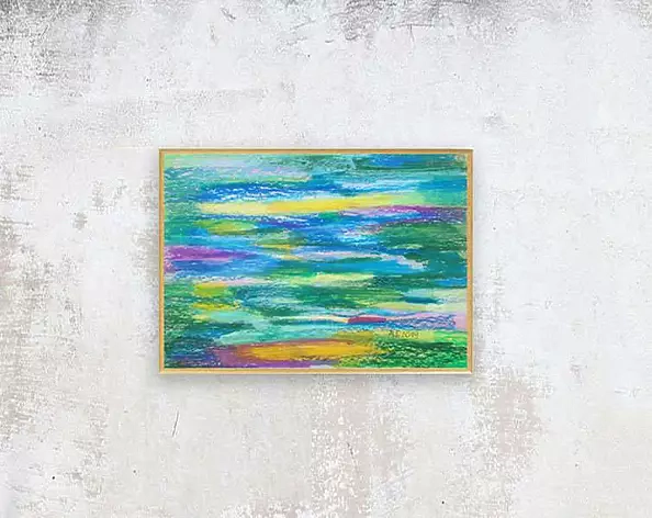 Anna Skowronek - Pejzaż morski - szkic