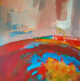 Marcin Raczkowski, Landschaft, Acrylgemälde - Leinwand, 70 x 100