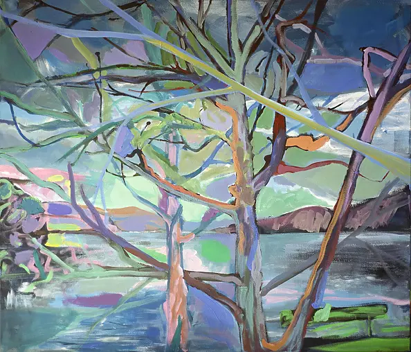 Dominika Fedko-Wójs - Pejzaż nad Jeziorem