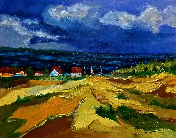 Jerzy Stachura - Landscape seaside