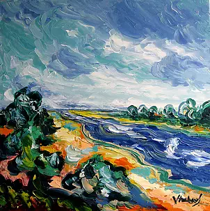 Jerzy Stachura - Landscape Vistula