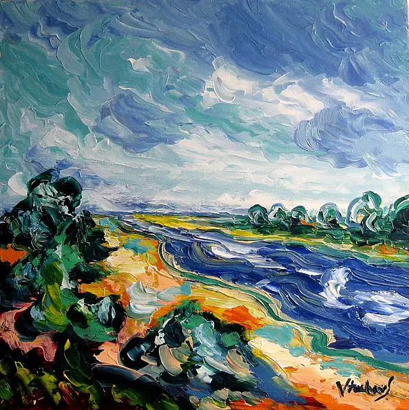 Jerzy Stachura - Pejzaż nadwiślański 