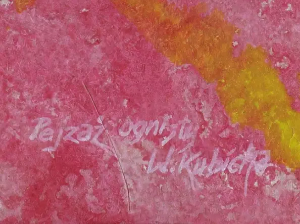 Witold Kubicha - Pejzaż ognisty