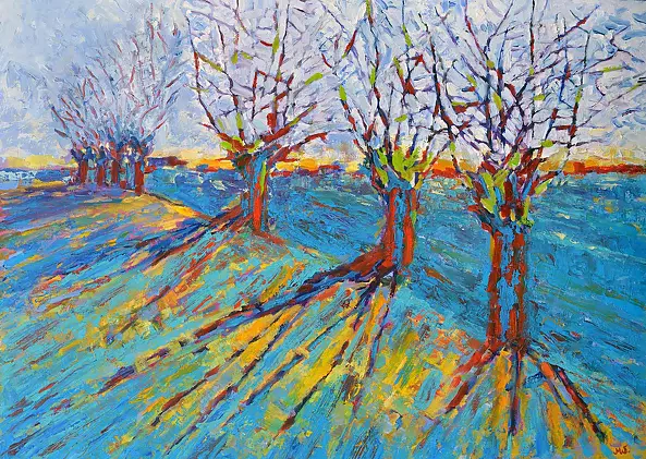 Magdalena Walulik - Pejzaż olejny 50 x 70
