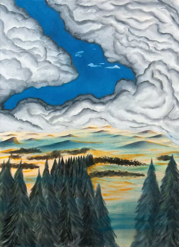 Rafał Huczek - Pejzaż pustynny