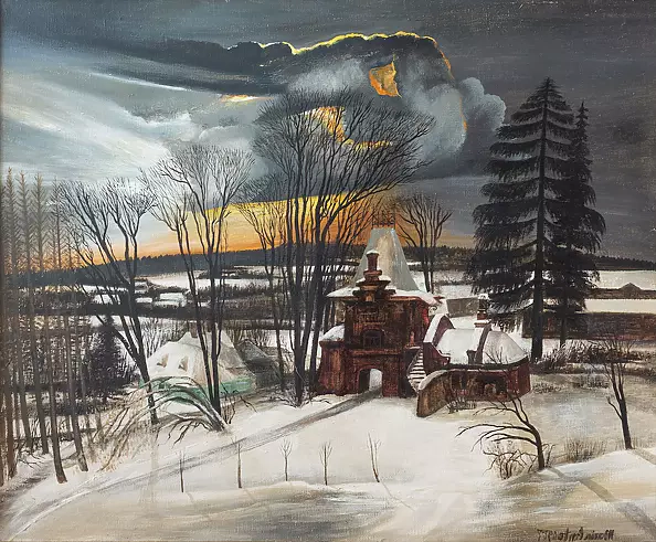 Maria Anto - Pejzaż, rok 1977