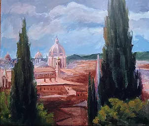 Renata Rychlik - Pejzaż rzymski