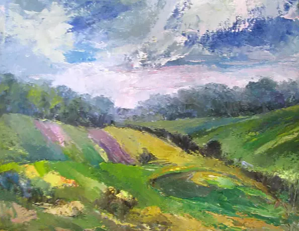 Anna Wąsikiewicz - Landscape descending