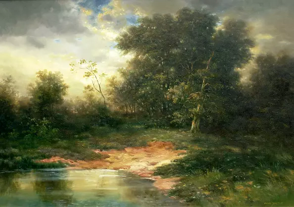 Michał Janczuk - Pejzaż wieczorny