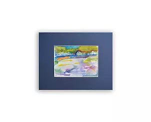 Anna Skowronek - Rural watercolor landscape