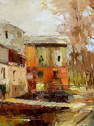 Krzysztof Tracz - Rural landscape