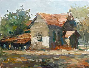 Krzysztof Tracz - Rural landscape