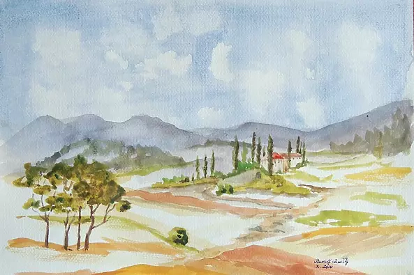 Rudolf Zmełty - Italian Landscape