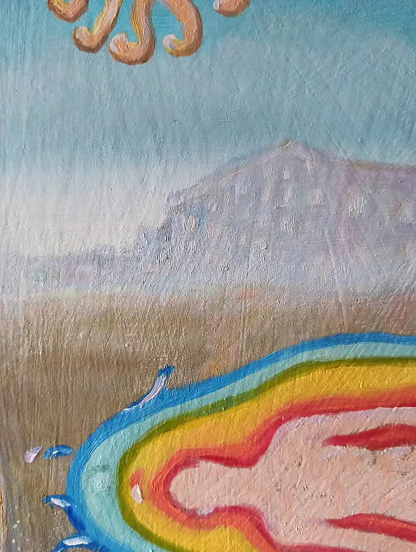 Elżbieta Goszczycka - A landscape with a human aura