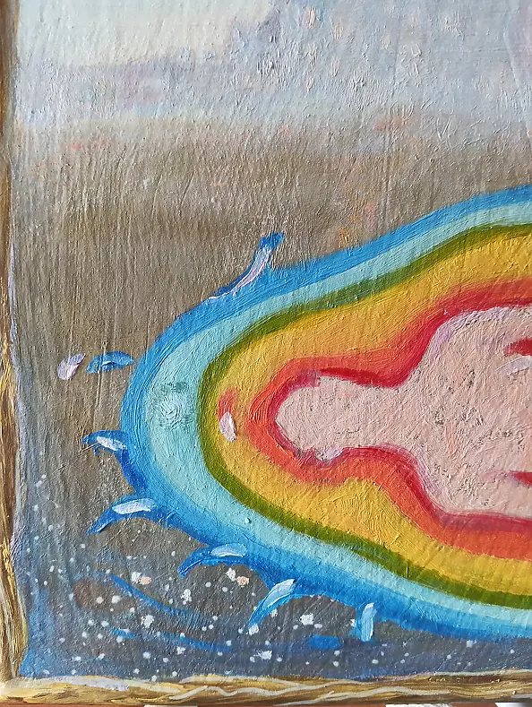 Elżbieta Goszczycka - A landscape with a human aura