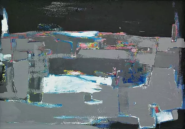 Piotr Kukla Qkla - "Landscape with black sky", 2018