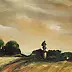 Marek Sabat - Pejzaż z figurą 