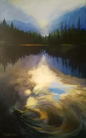 Renata Rychlik - Landscape with a duck