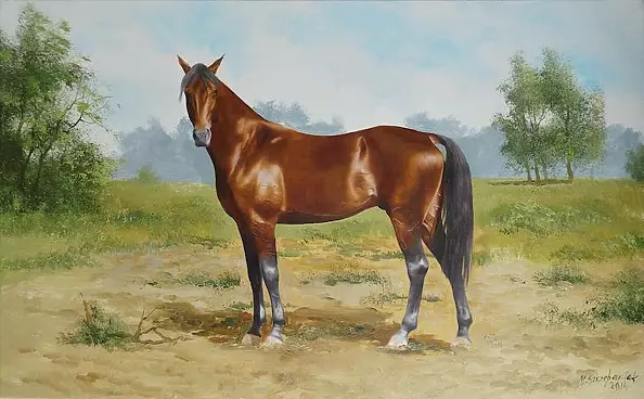 Marek Szczepaniak - Landscape with horse # 2