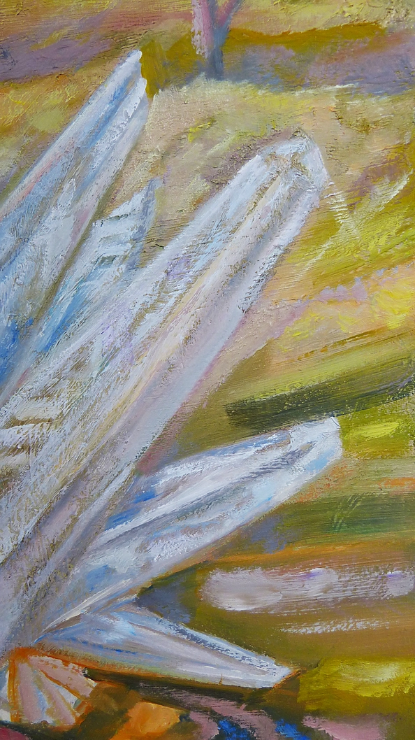 Elżbieta Goszczycka - Landscape with crystal