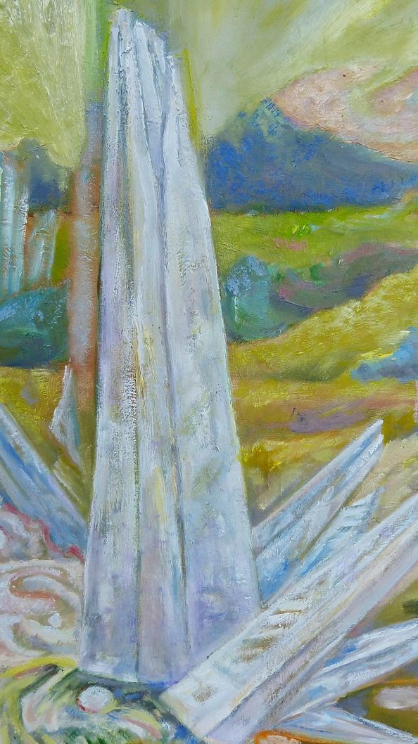 Elżbieta Goszczycka - Landscape with crystal