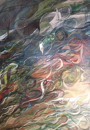 Iwona Joanna Ostaszewska - Pejzaż z poziomką 