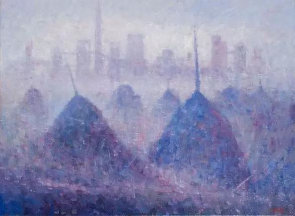 Tadeusz Gazda - Pejzaż z przemysłem