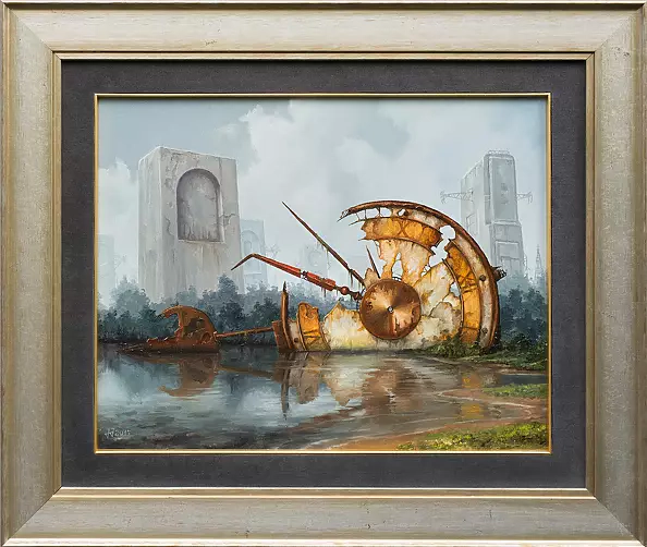 Jarosław Jaśnikowski - Landscape with fallen time but without cat